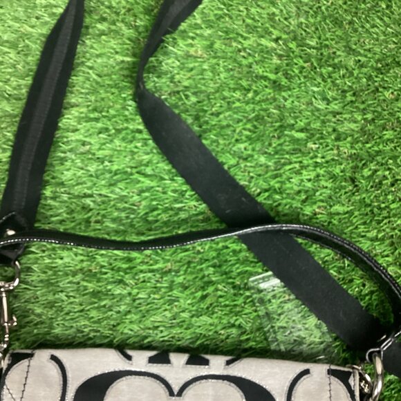 Coach Poppy Signature Print Shoulder Bag Vintage - Picture 5 of 14